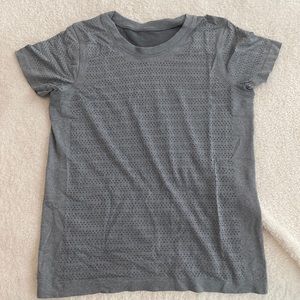 Lululemon Breeze By Short Sleeve Grey